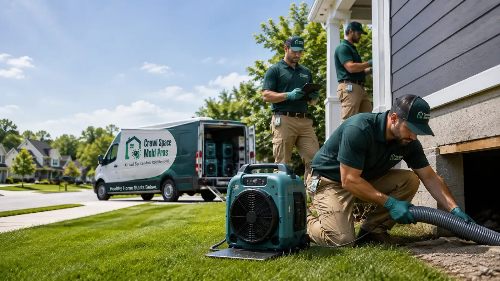 Crawl Space Mold Removal in Bearden, AR